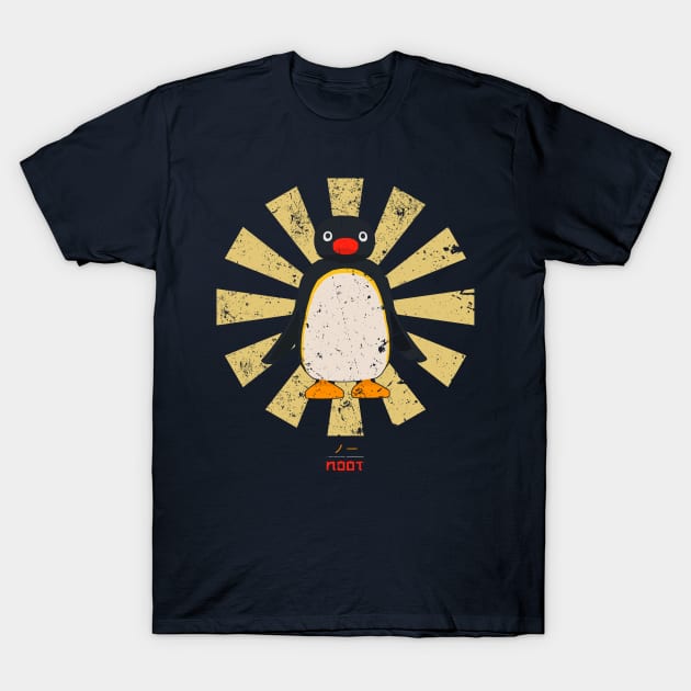 Pingu Noot Retro Japanese T-Shirt by Nova5